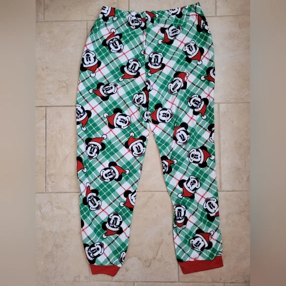Disney Mickey and Minnie Mouse Mens Christmas Family Matching Pajamas-Medium - Picture 7 of 8